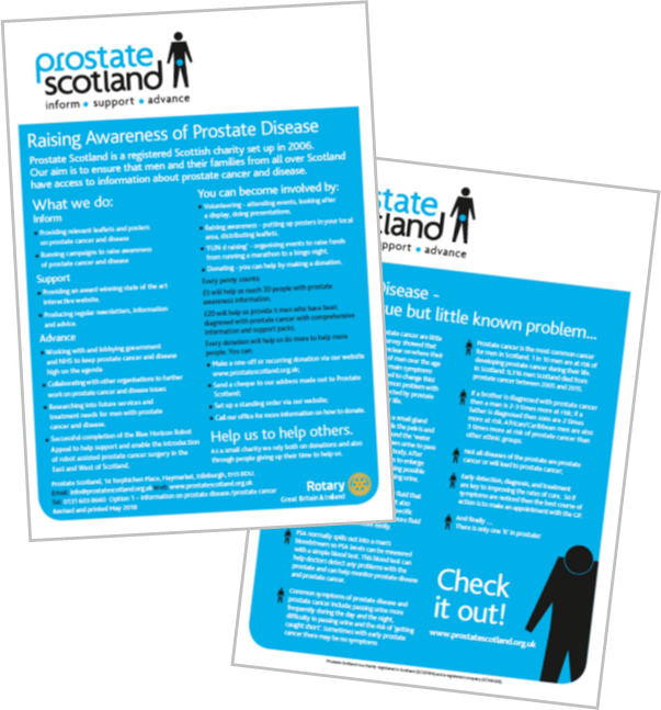 Rotary Branded Raising Awareness leaflet
