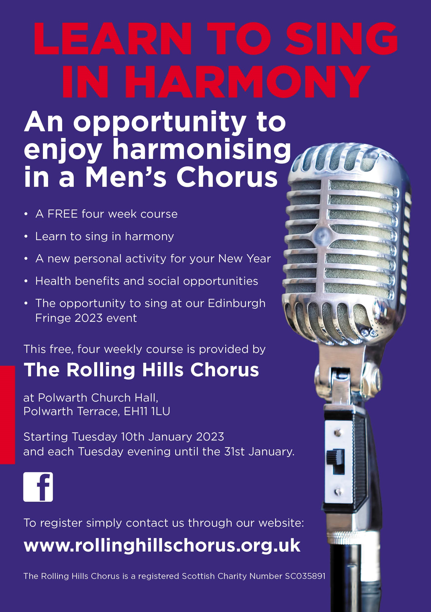 Learn to Sing with Rolling Hills Chorus