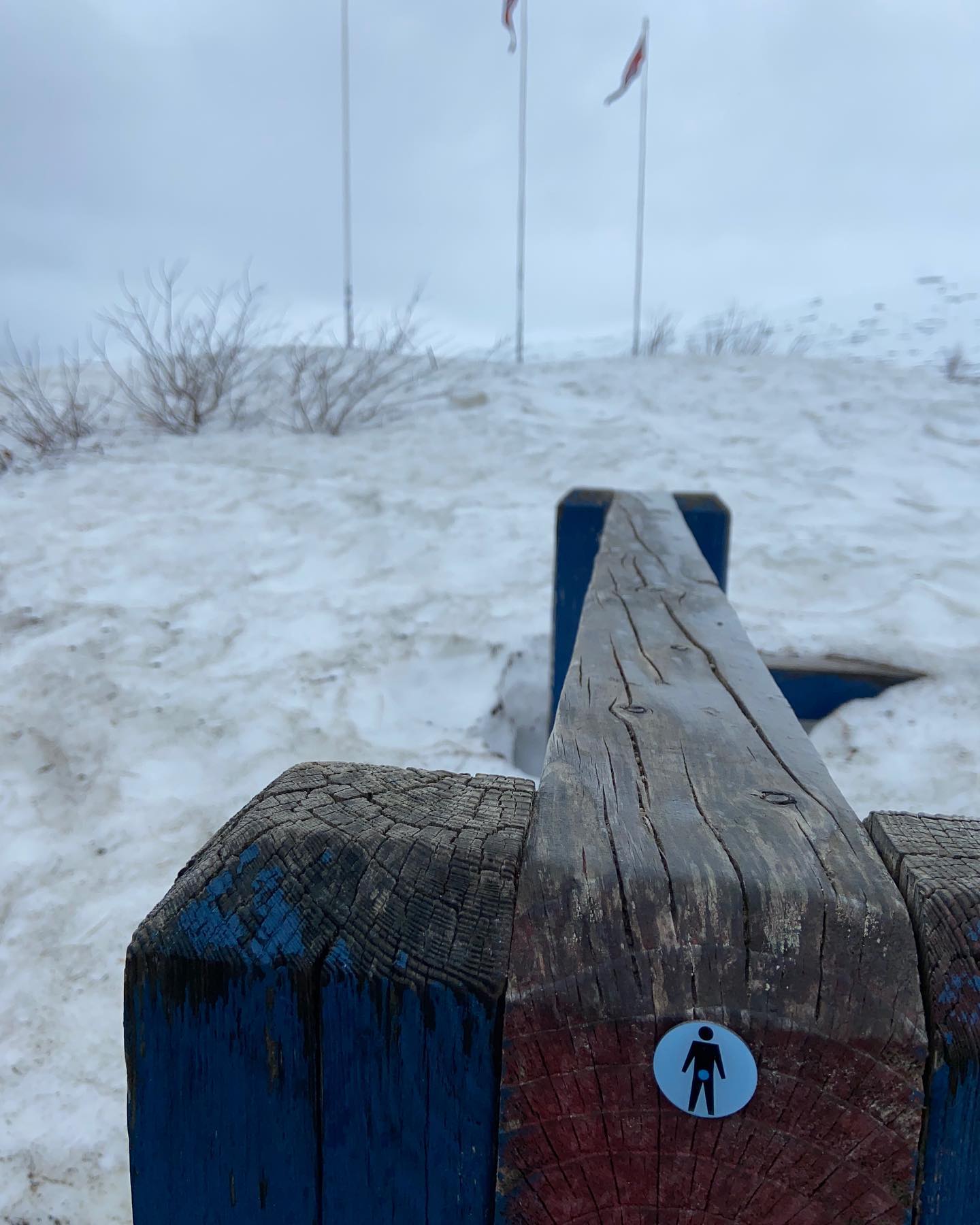 Stickman at the Arctic Circle