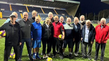 Prostate FFIT players at Rugby Park