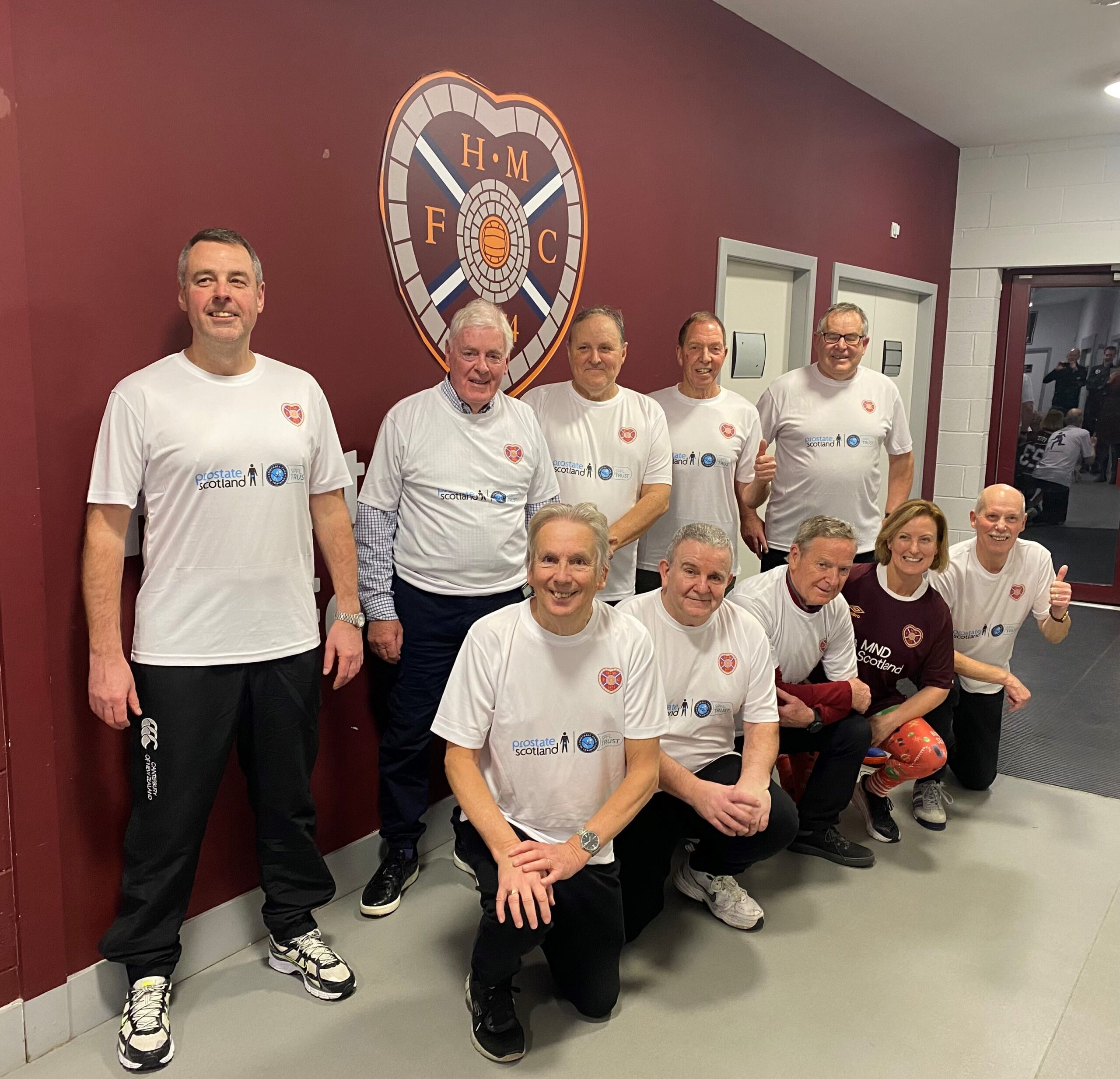 Prostate FFIT in Tynecastle changing room