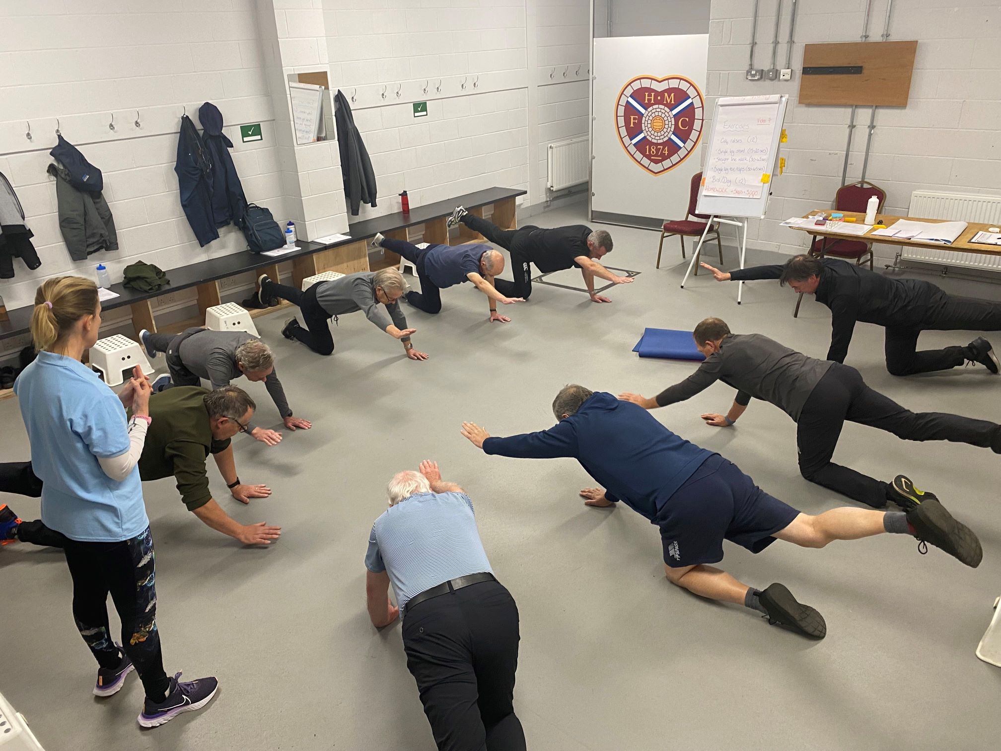 Hearts PFFIT players