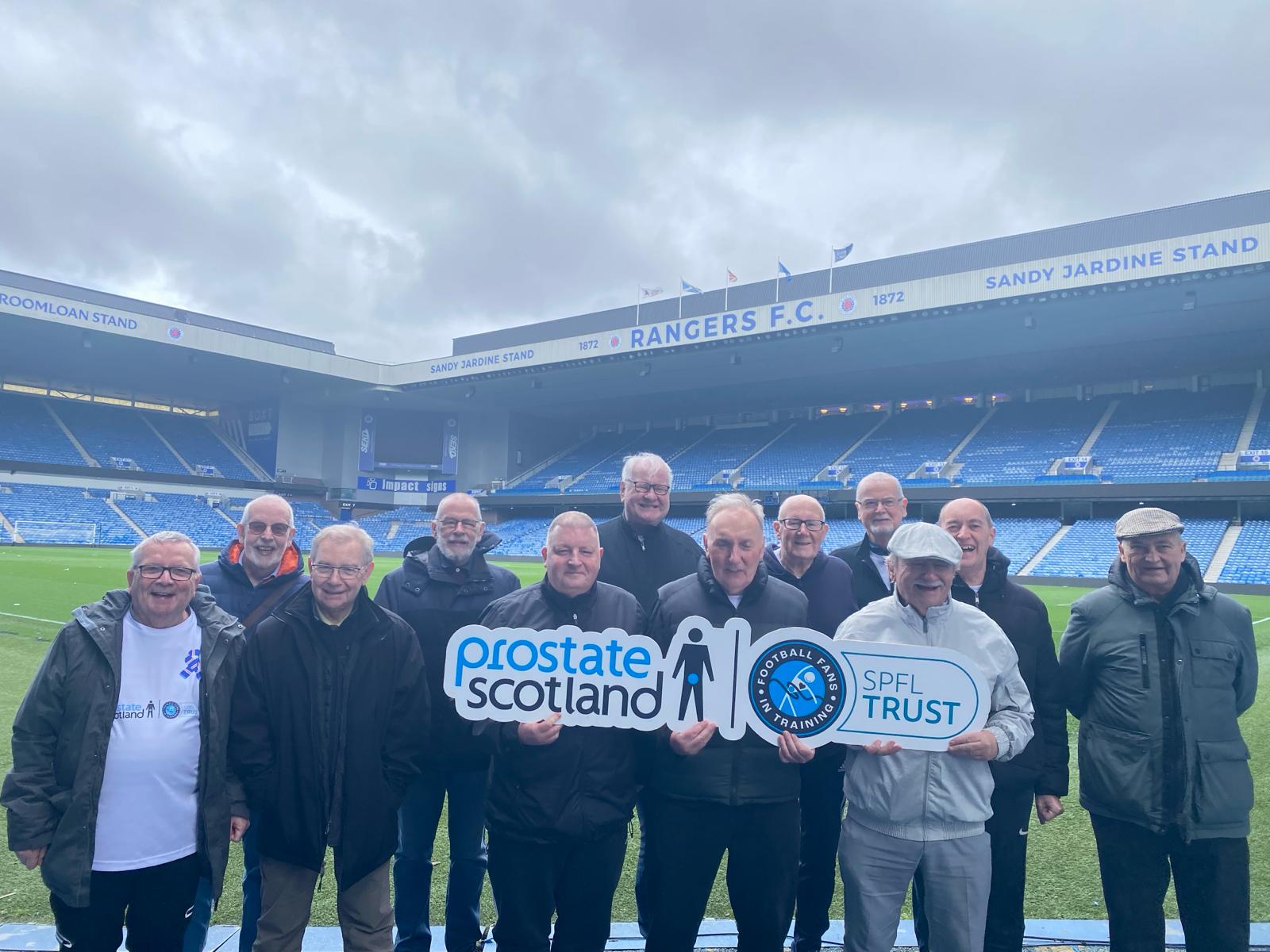 Rangers PFFIT players in stadium