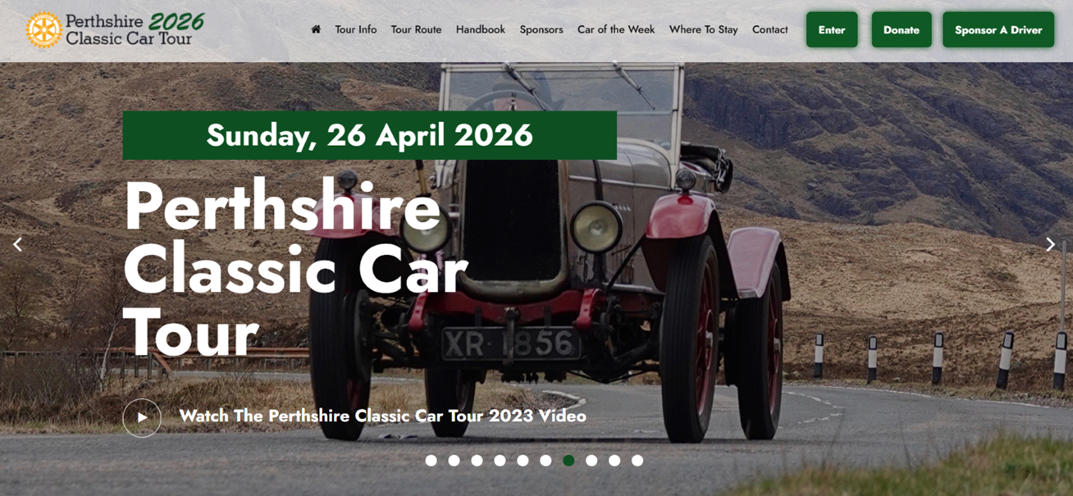 Perthshire Classic Car Tour 2026