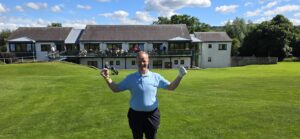 Grahame Connor at his golf event. 